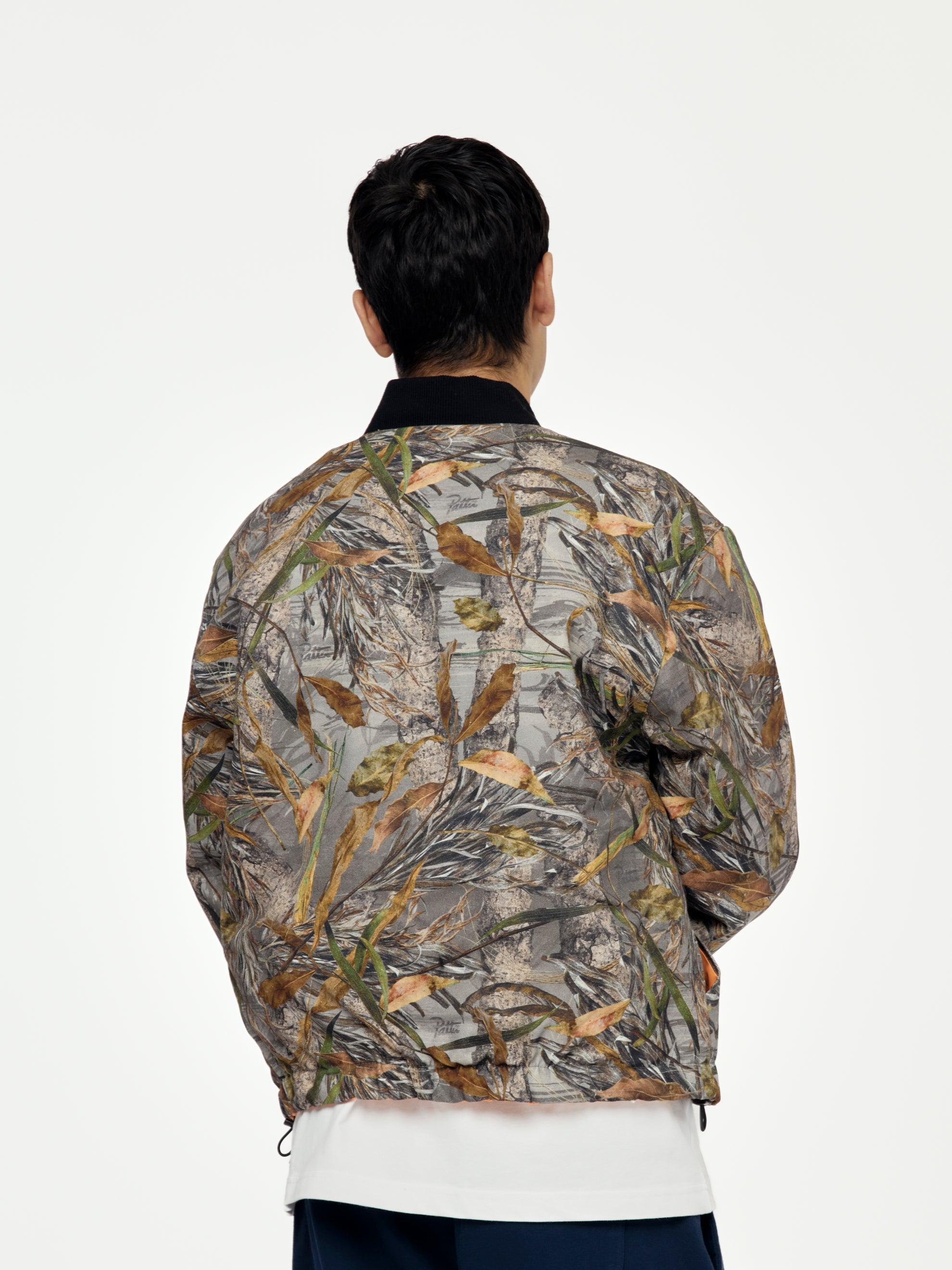 Reversible Canvas Bomber Jacket (Nature Print) Product Image