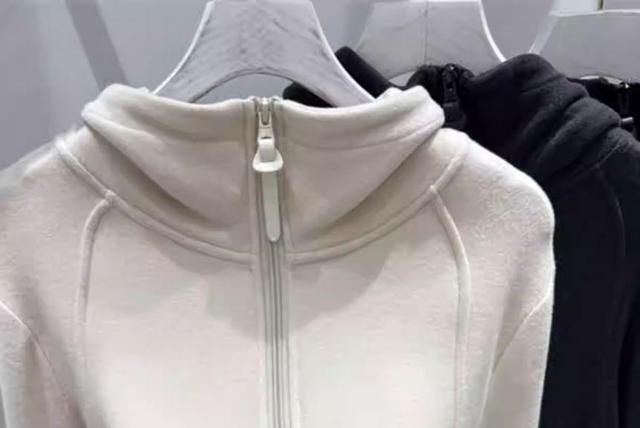 Half Zip Plain Hoodie Product Image