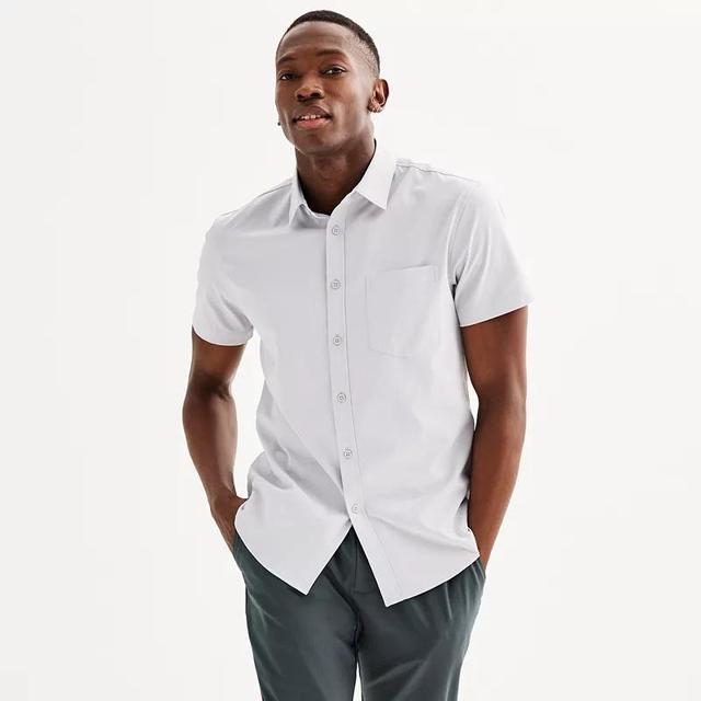 Mens FLX Slim Performance Untucked-Fit Button Down Shirt Product Image