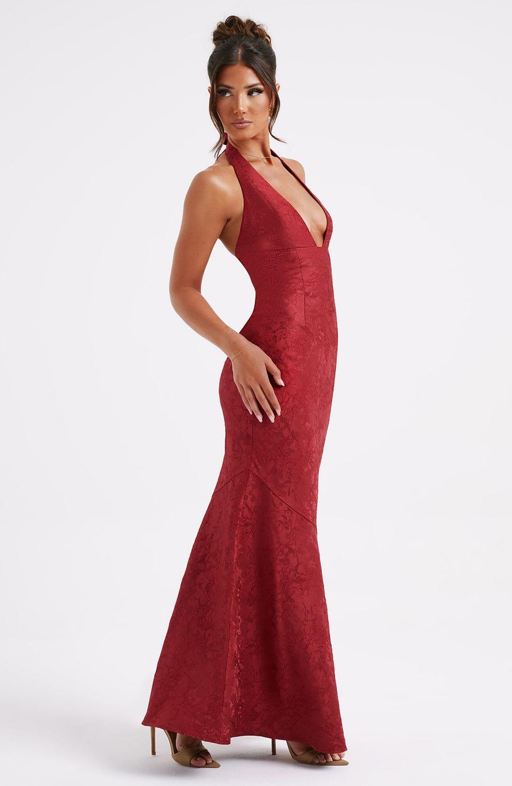 Josephine Maxi Dress - Red Product Image