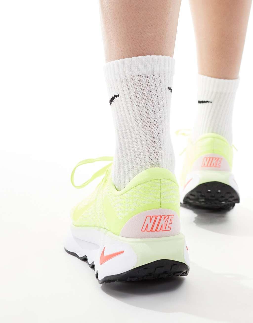 Nike Training Motiva sneakers in neon green Product Image