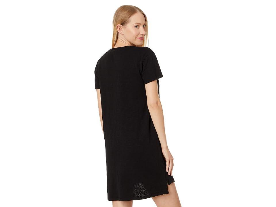 Mod-o-doc Short Sleeve Open Crew Neck T-Shirt Dress Women's Dress Product Image