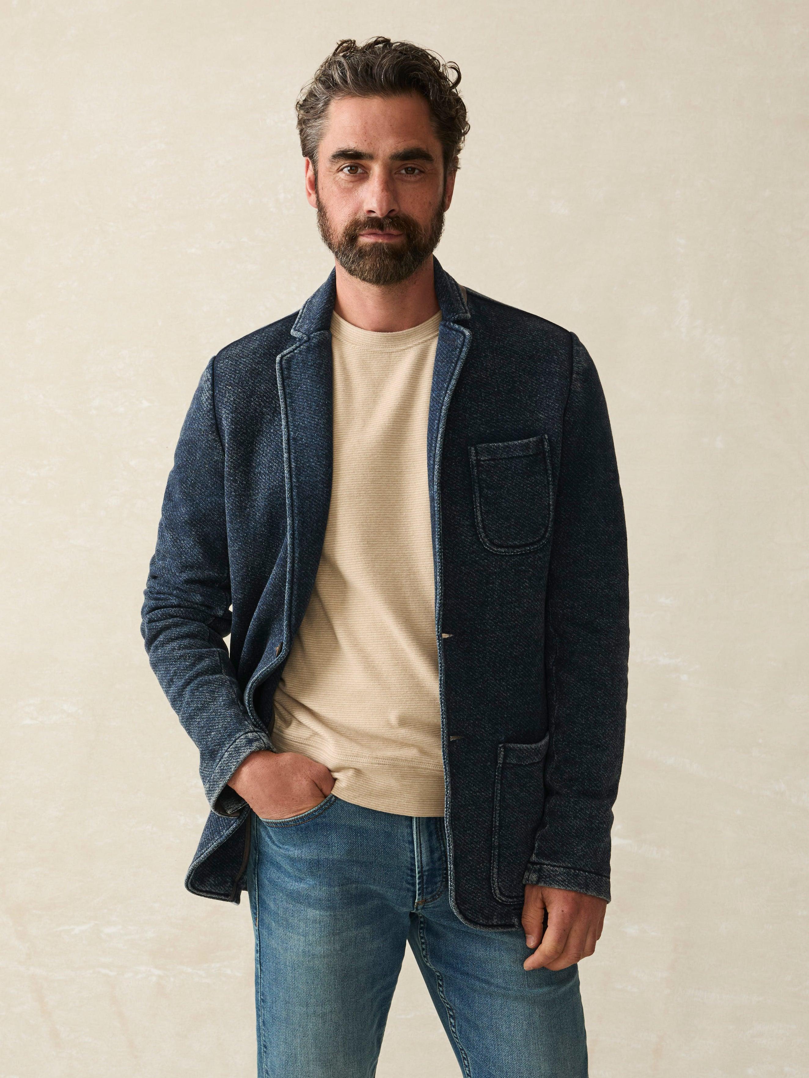 Inlet Knit Blazer - Hendricks Indigo Wash Male Product Image