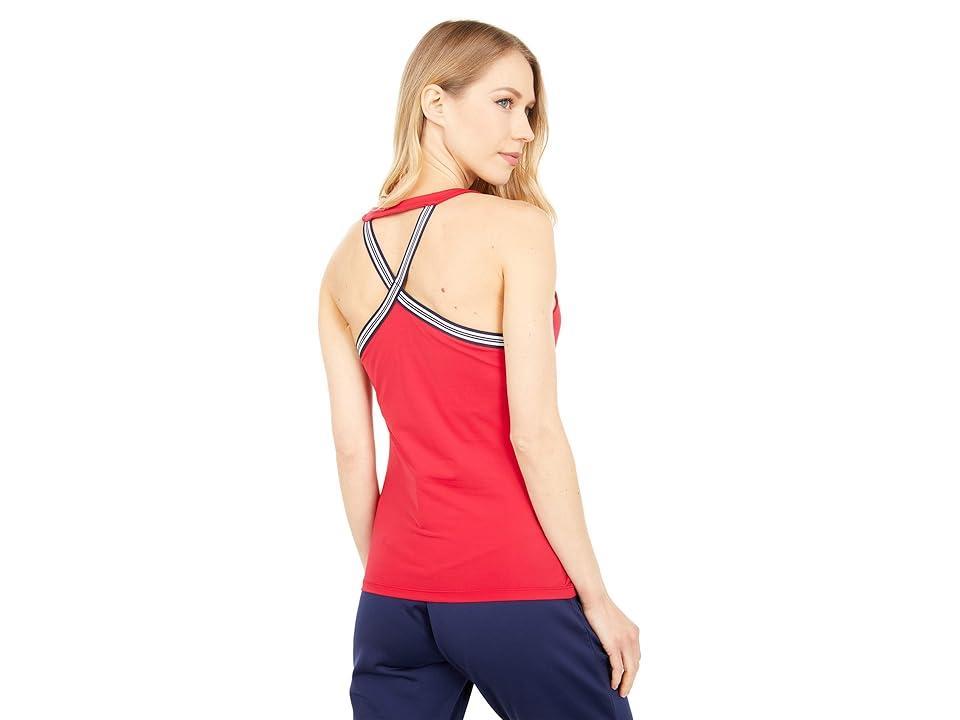 Fila Heritage Halter Tank (Crimson) Women's Clothing Product Image