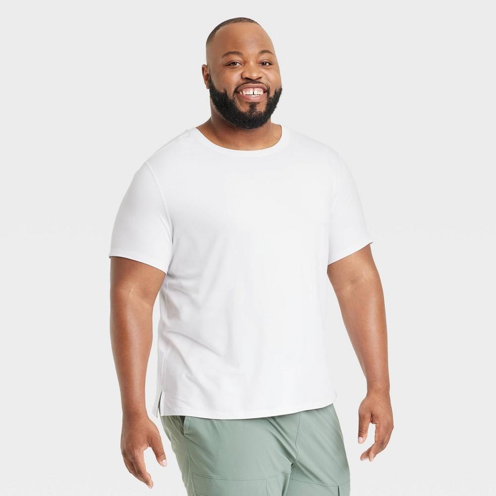 Mens Big Short Sleeve Performance T-Shirt - All in Motion White 2XL Product Image