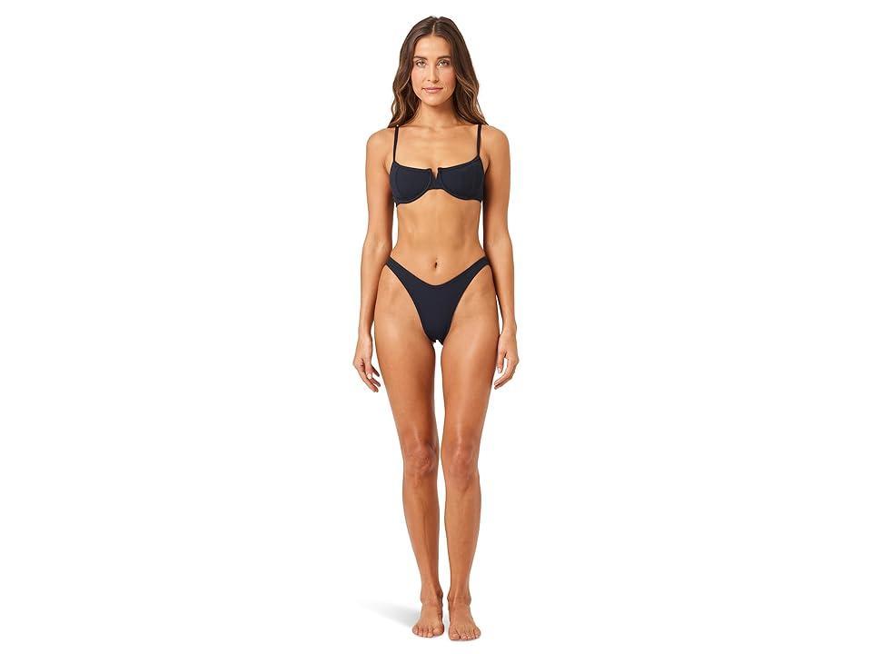 LSpace Womens Ribbed Hunter Bikini Top Product Image