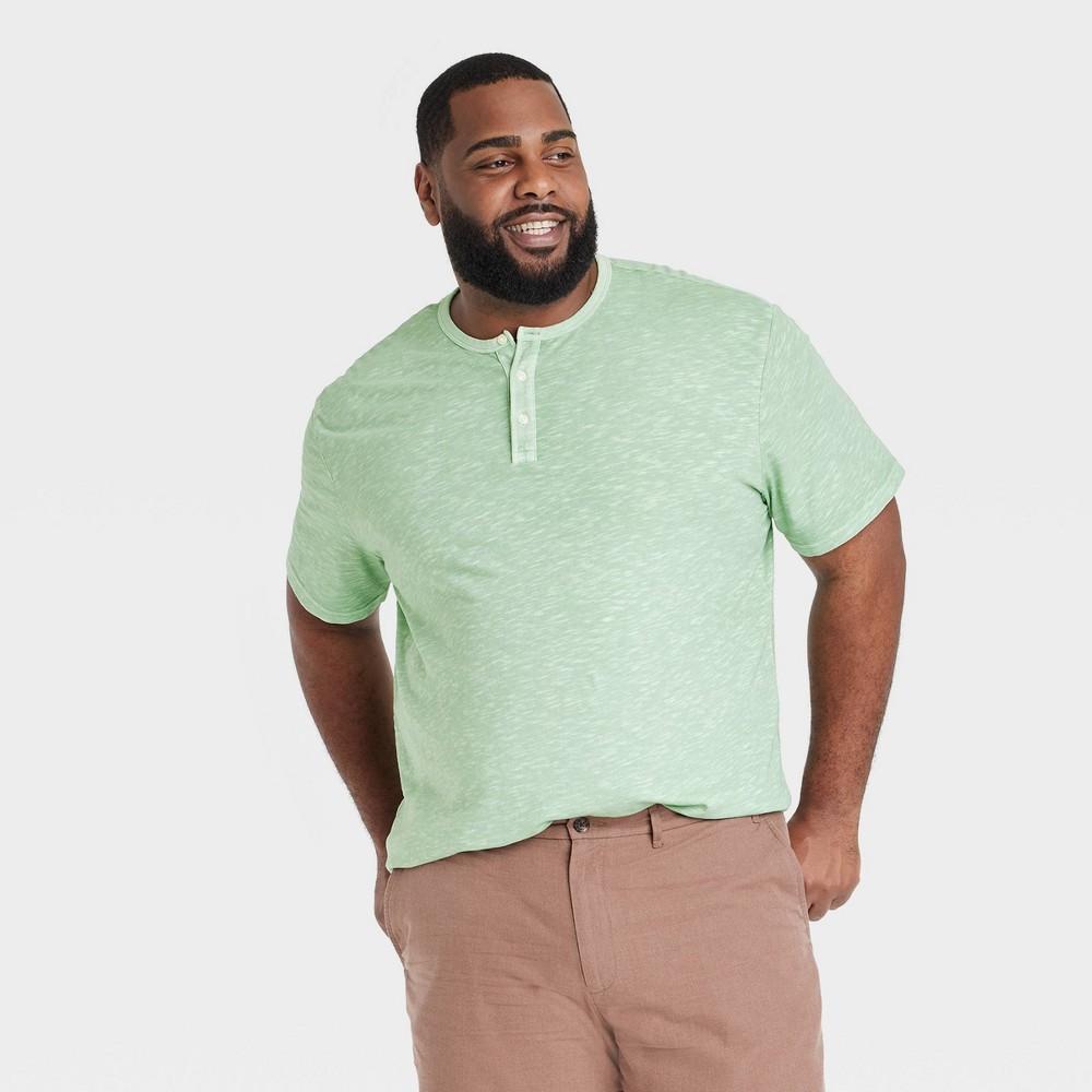 Mens Big & Tall Short Sleeve Henley T-Shirt - Goodfellow & Co 3XL Product Image