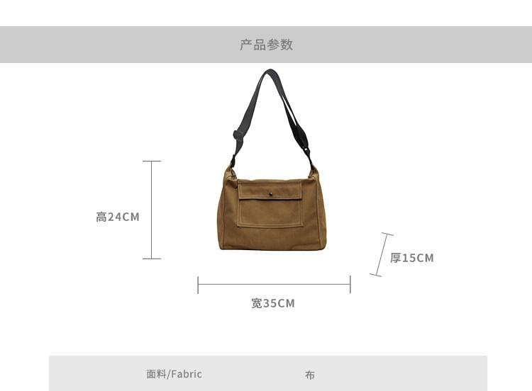 Contrast Stitched Crossbody Bag Product Image