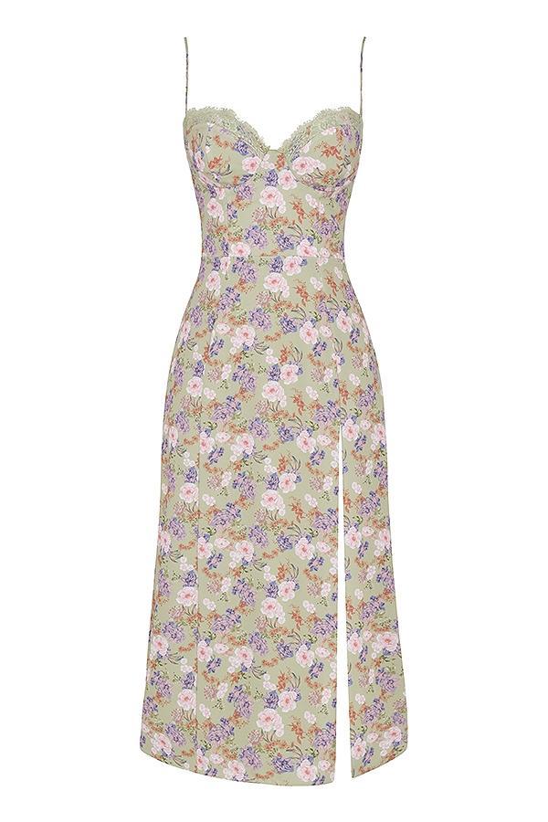 Charlotte Peony Print  Midi Sundress Product Image