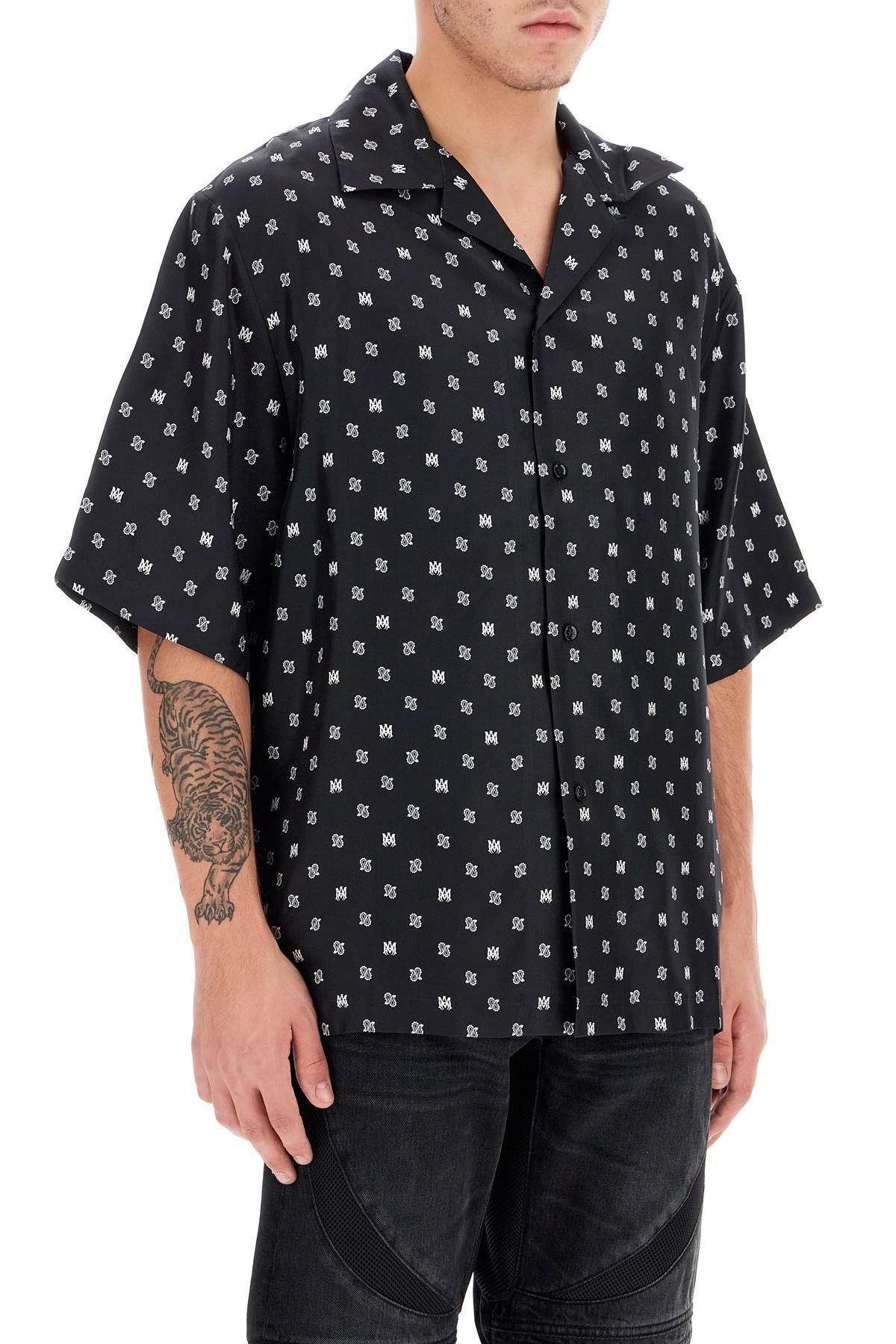 Paisley Bowling Short Sleeve Shirt In Black Product Image