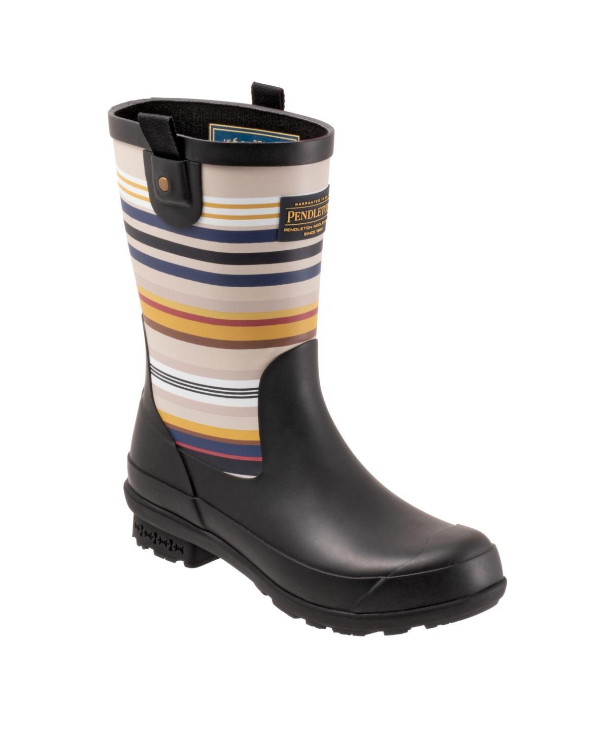 Pendleton Womens Bridger Stripe Mid Boots Product Image