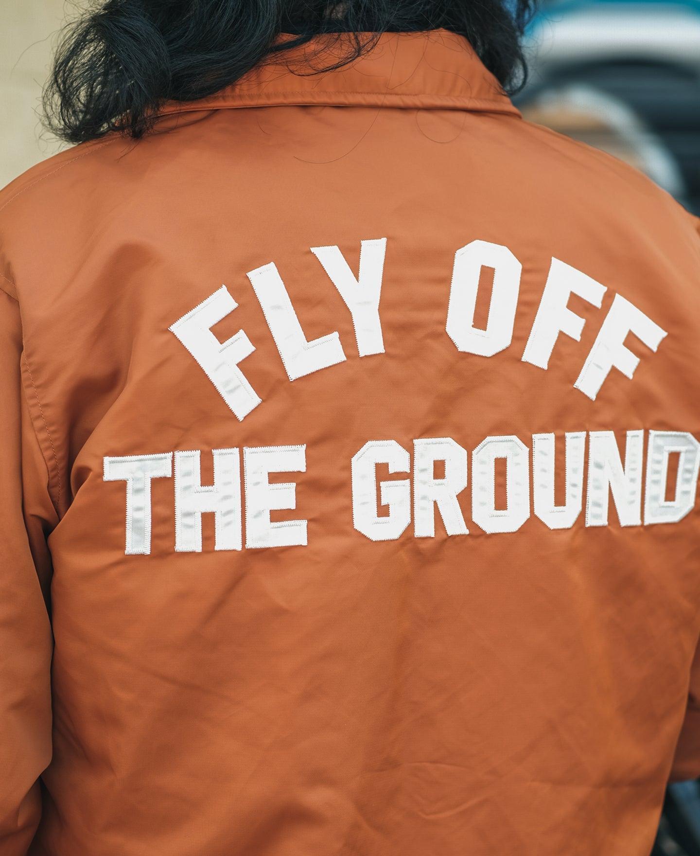 Logo-Appliqued Nylon Coach Jacket - Orange Product Image