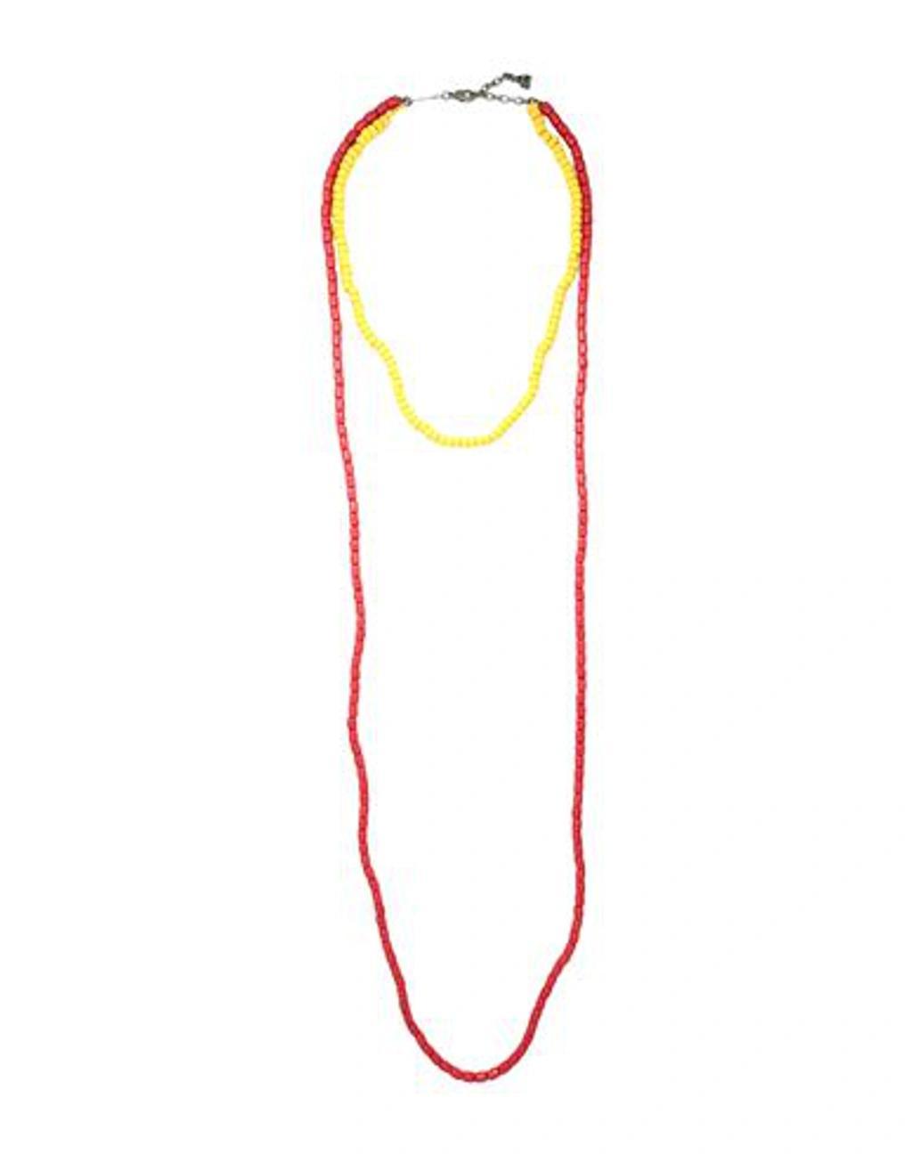 DSQUARED2 Man Necklace Red Size - Metal, Plastic Product Image