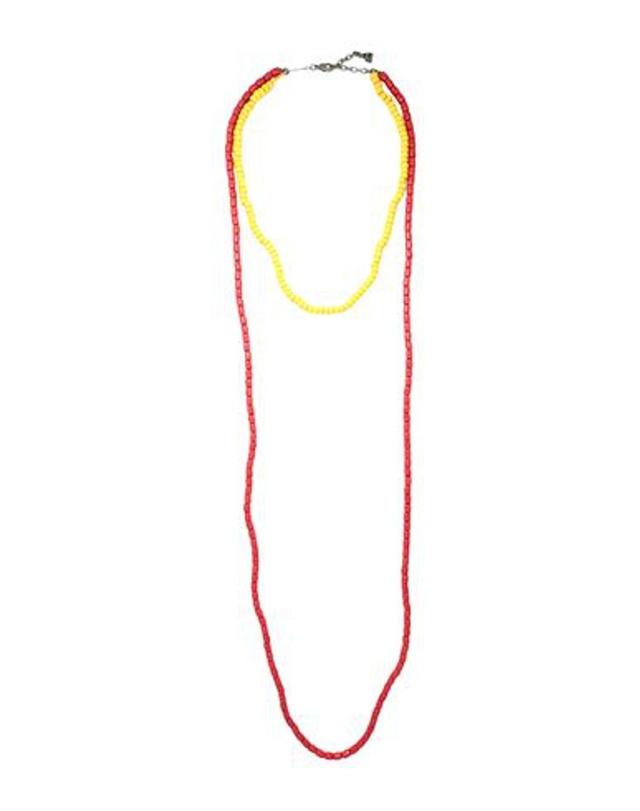 DSQUARED2 Man Necklace Red Size - Metal, Plastic Product Image