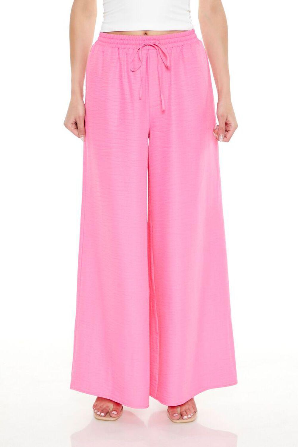 Drawstring Wide-Leg Pants | Forever 21 Product Image