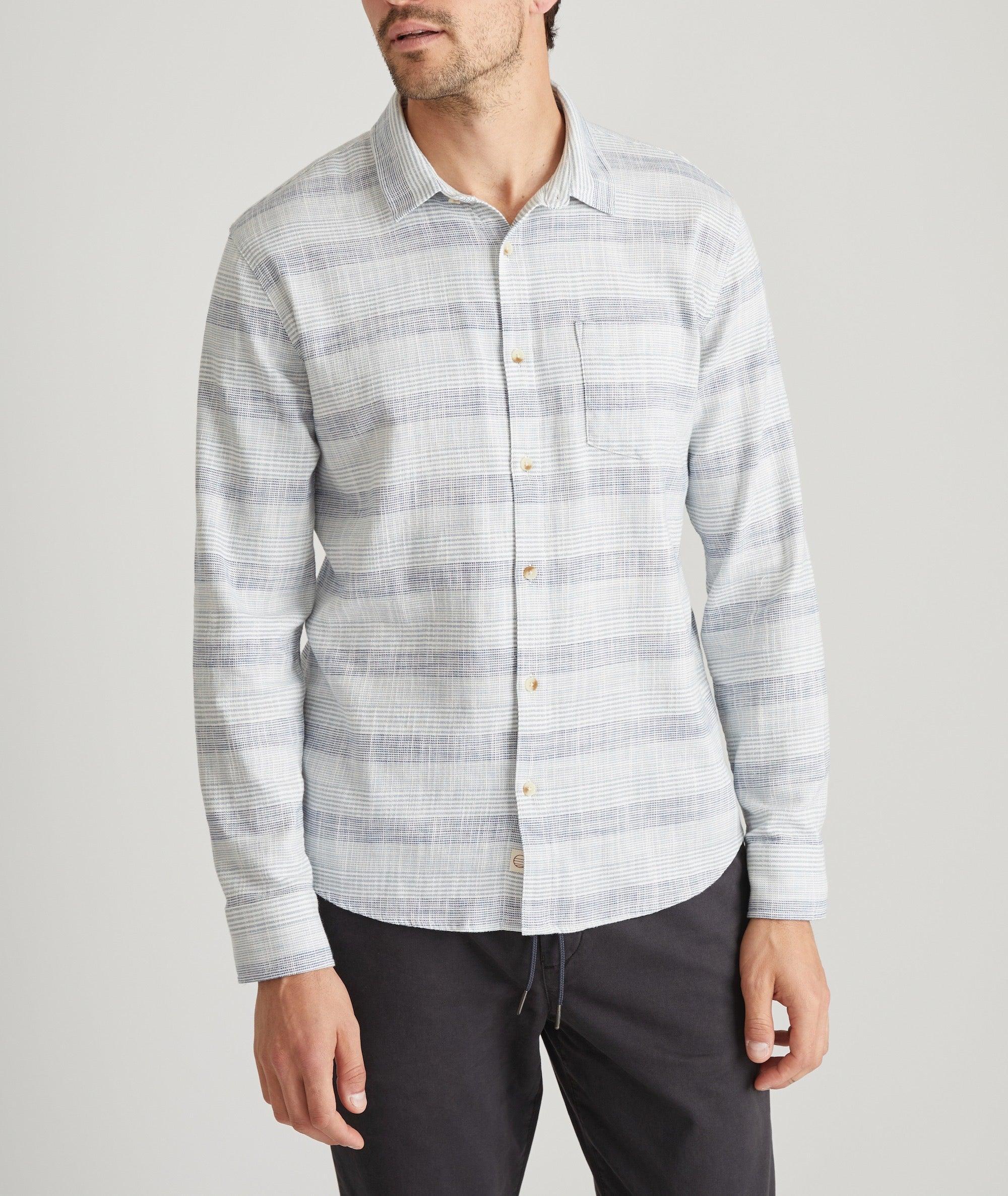 Stretch Selvage Long Sleeve Shirt Product Image