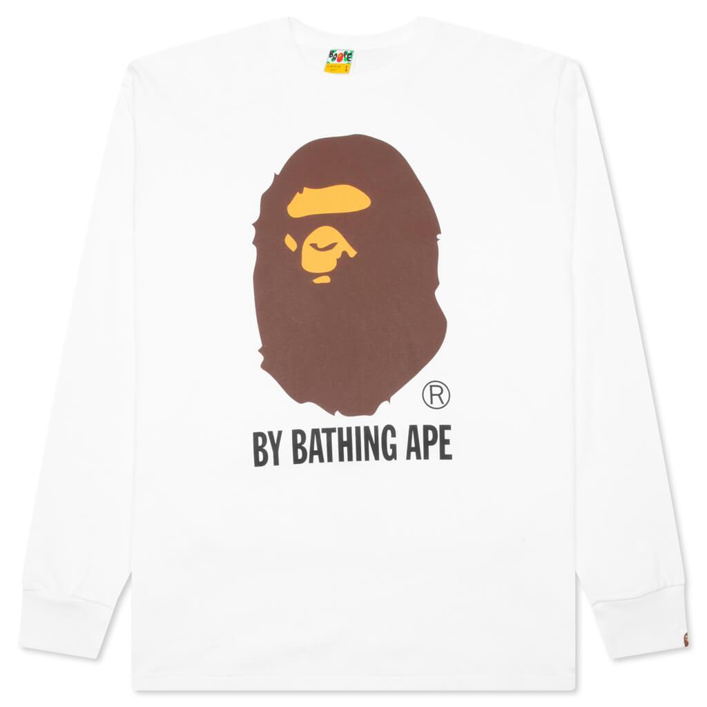 By Bathing Ape L/S Tee - White Male Product Image