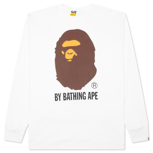 By Bathing Ape L/S Tee - White Male Product Image