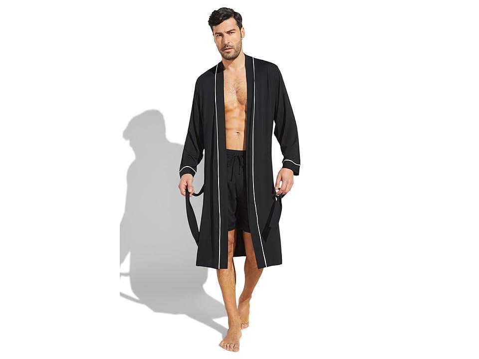 Eberjey William Lightweight Jersey Knit Robe Product Image