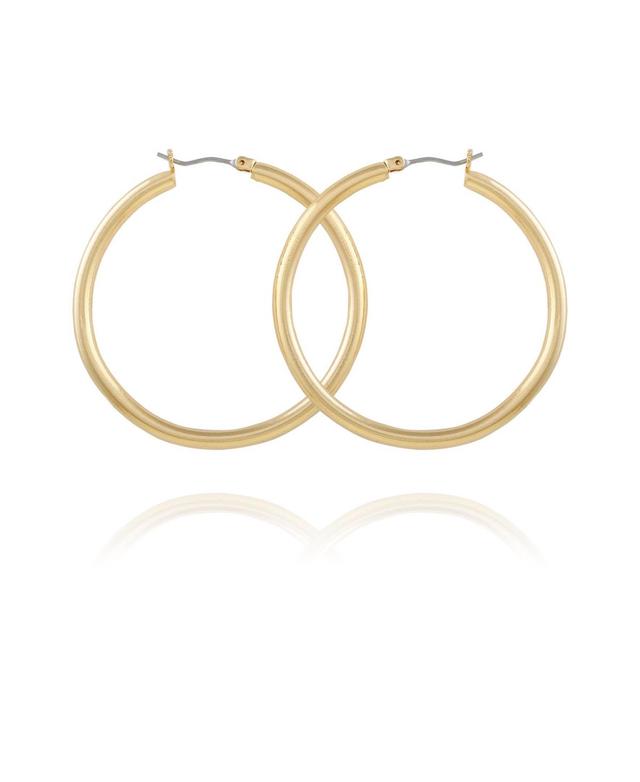 T Tahari Womens Polished Tube Hoop Earring Product Image