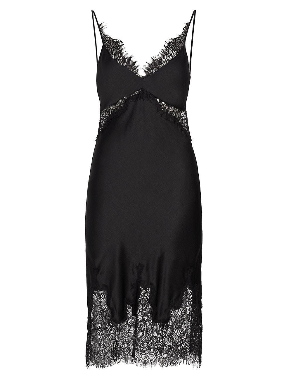 Womens Scotlyn Silk & Lace Slipdress Product Image