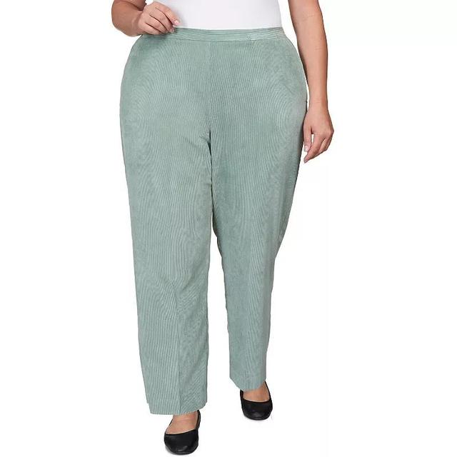 Plus Size Alfred Dunner Corduroy Regular Fit Short Length Pants, Womens Natural Product Image