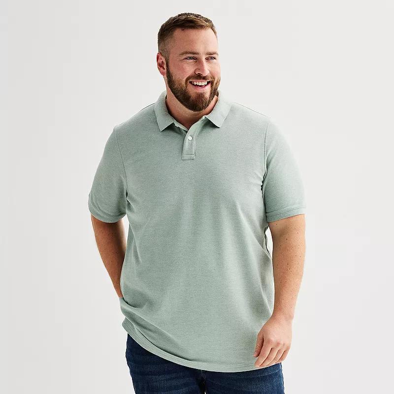 Big & Tall Sonoma Goods For Life Pique Polo, Mens Product Image