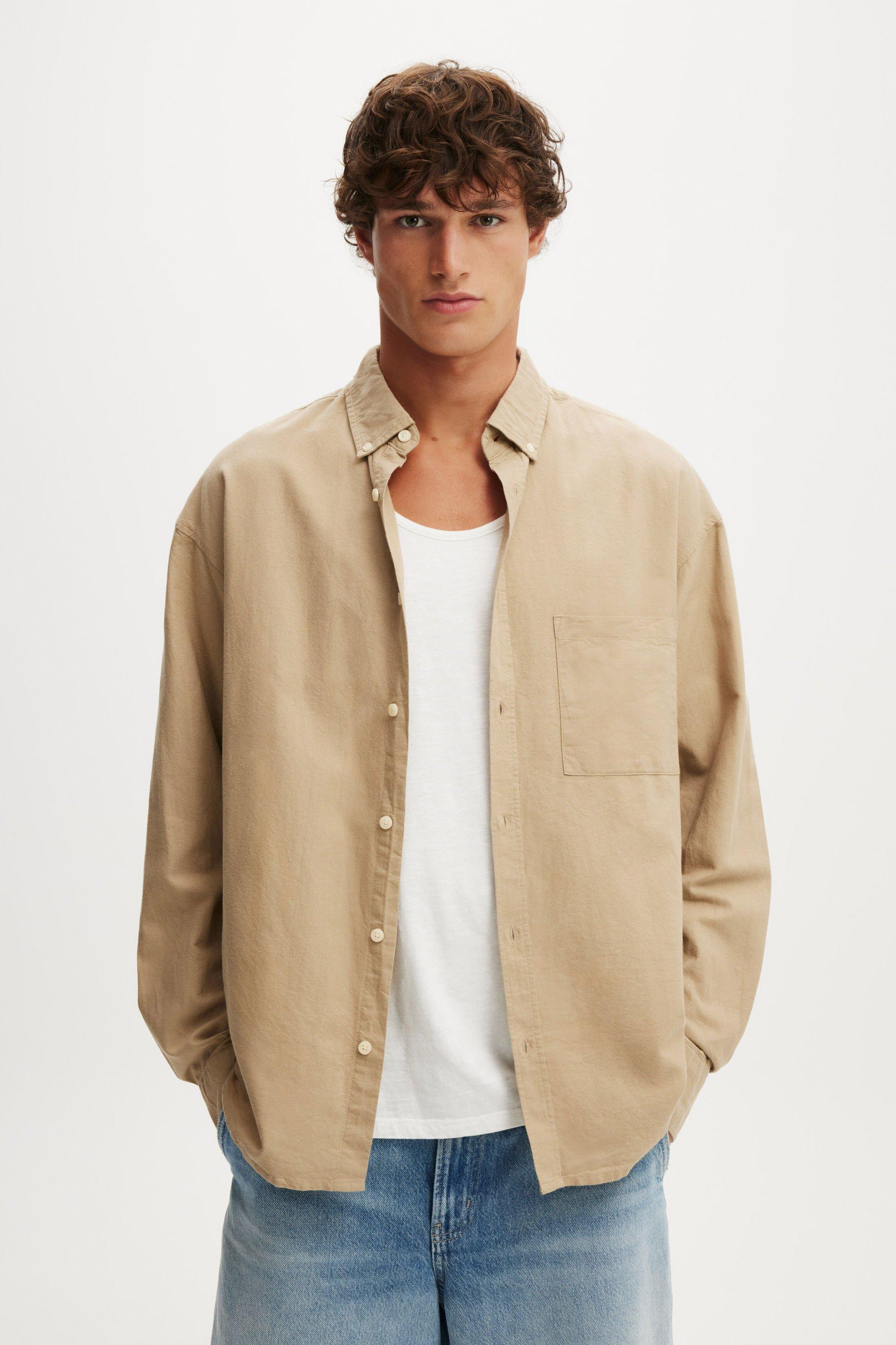 Oversize Oxford Long Sleeve Shirt Product Image