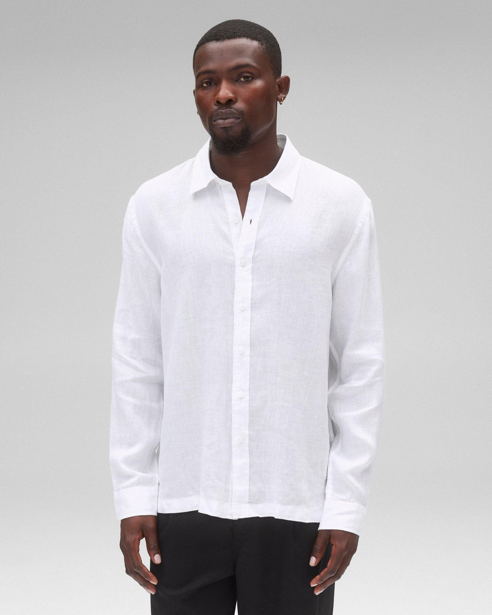 Linen Palermo Shirt Male Product Image