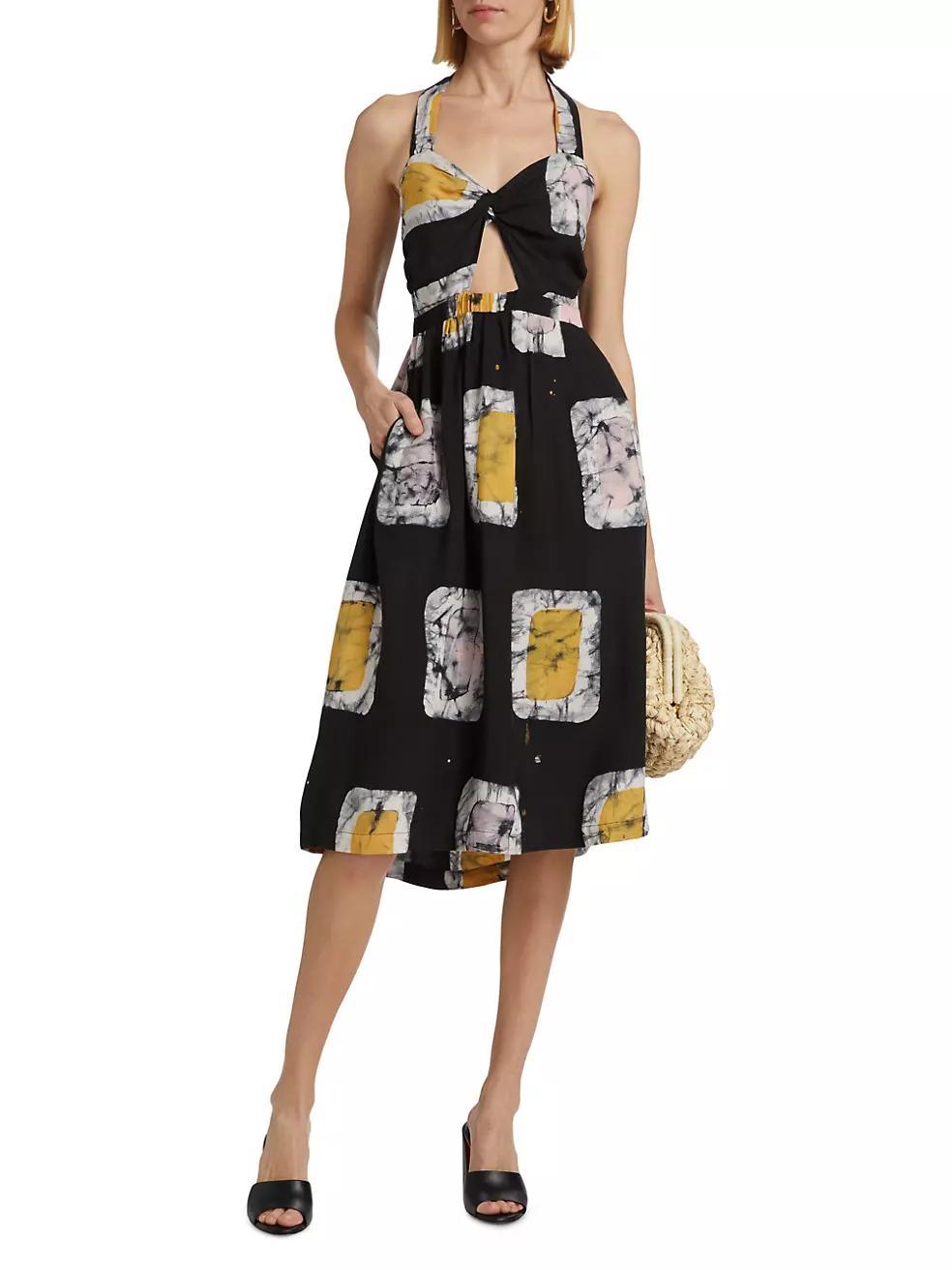 Debo Printed Midi-Dress Product Image