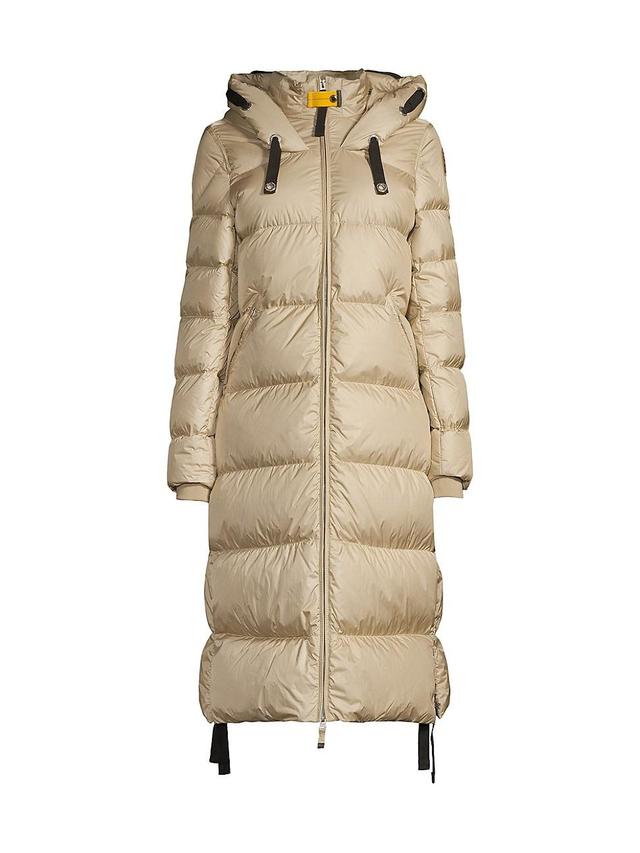 Womens Panda Quilted Long Coat Product Image