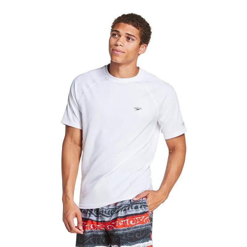 Mens Speedo Quick-Dry UPF 50+ Short Sleeve Swim Tee Product Image