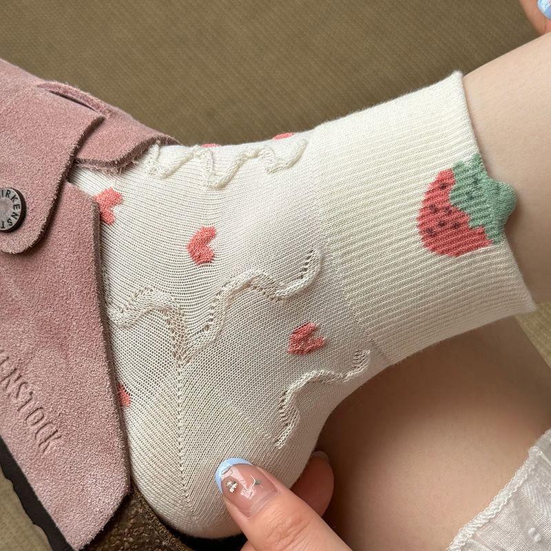 Fruit Print Ankle Socks Set Product Image