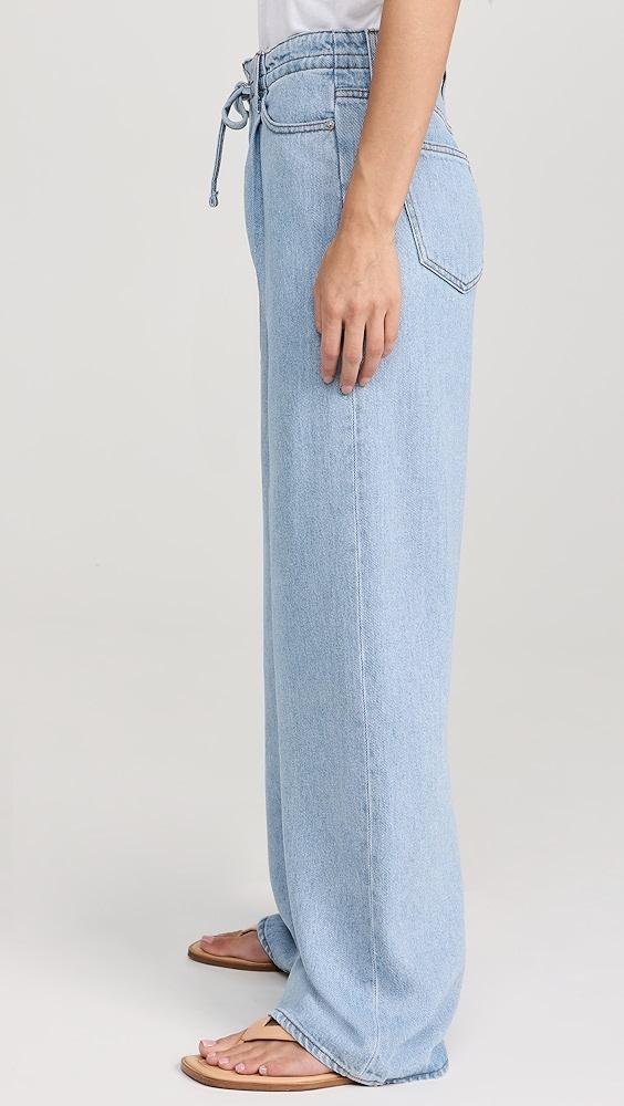 FRAME Super Drape Drawstring Wide Leg Jeans | Shopbop Product Image