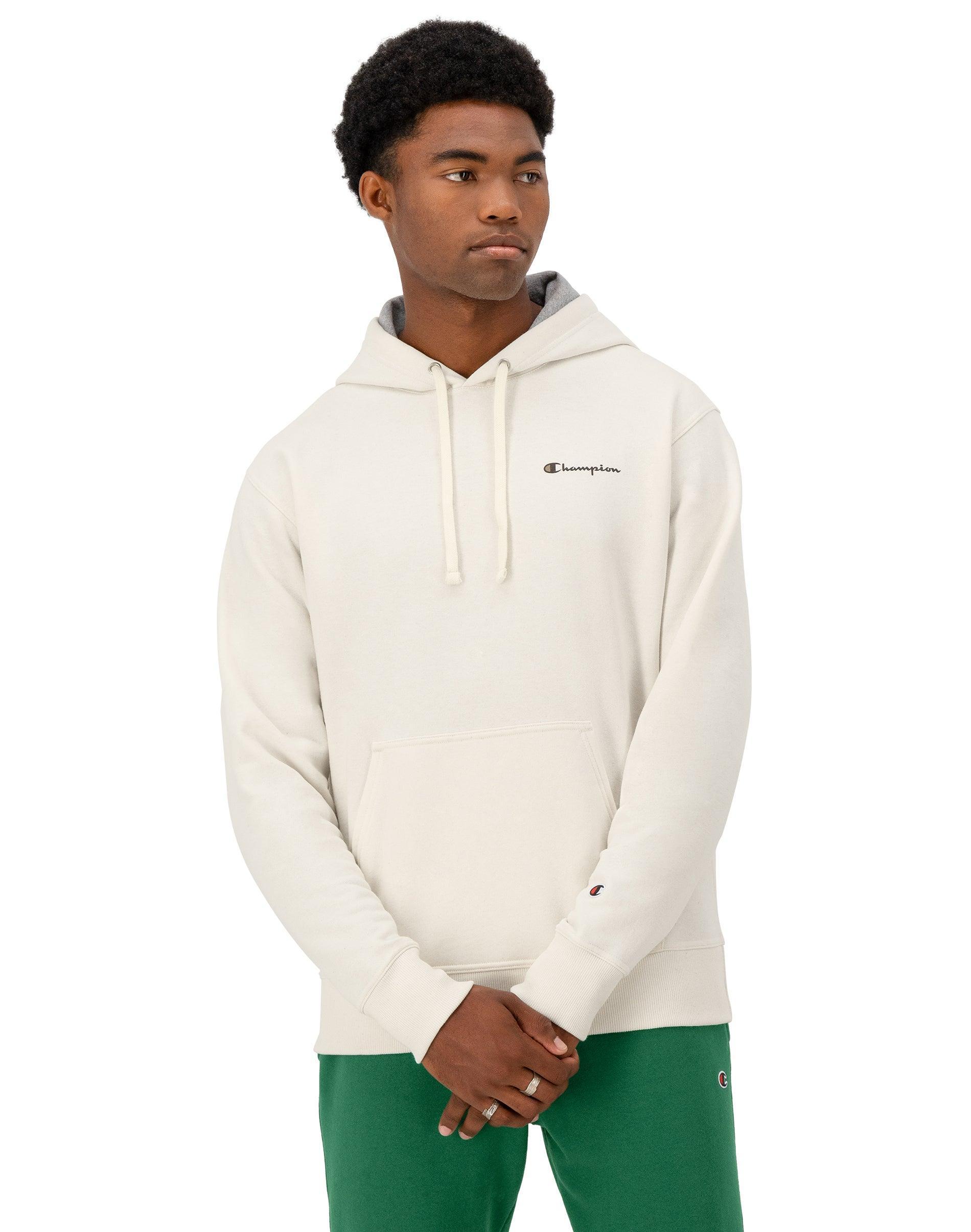 Champion Powerblend Graphic Small Logo Pullover Hoodie Men's Clothing Product Image