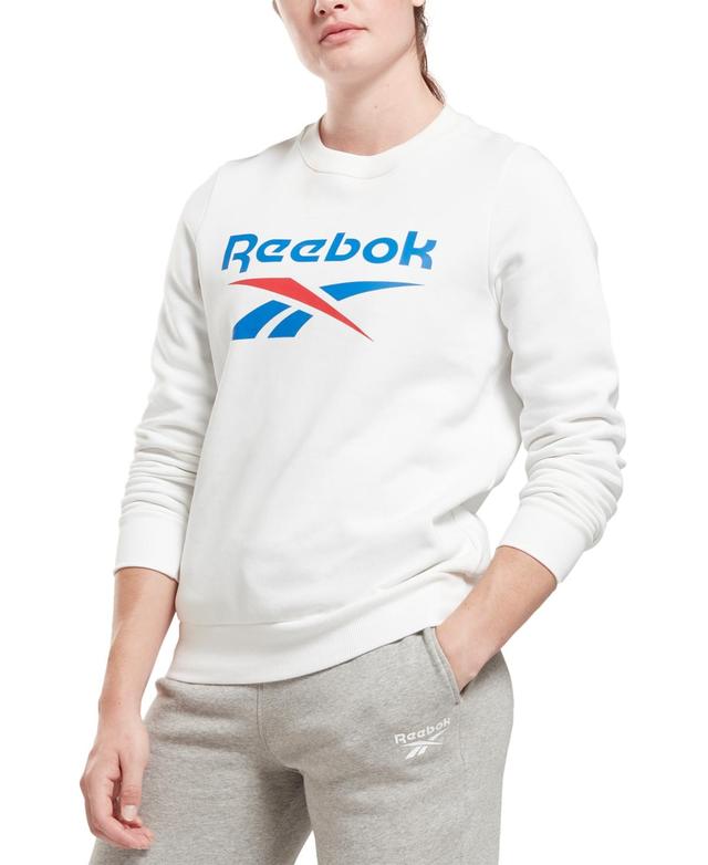 Reebok Womens Identity Big Logo Fleece Crew Product Image