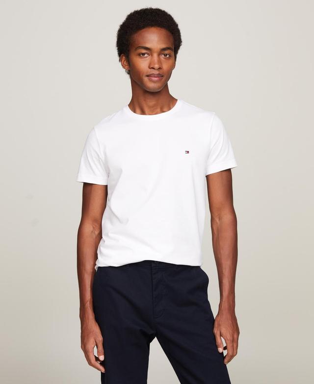 Tommy Hilfiger Mens Stretch Cotton Slim-Fit T-Shirt Product Image