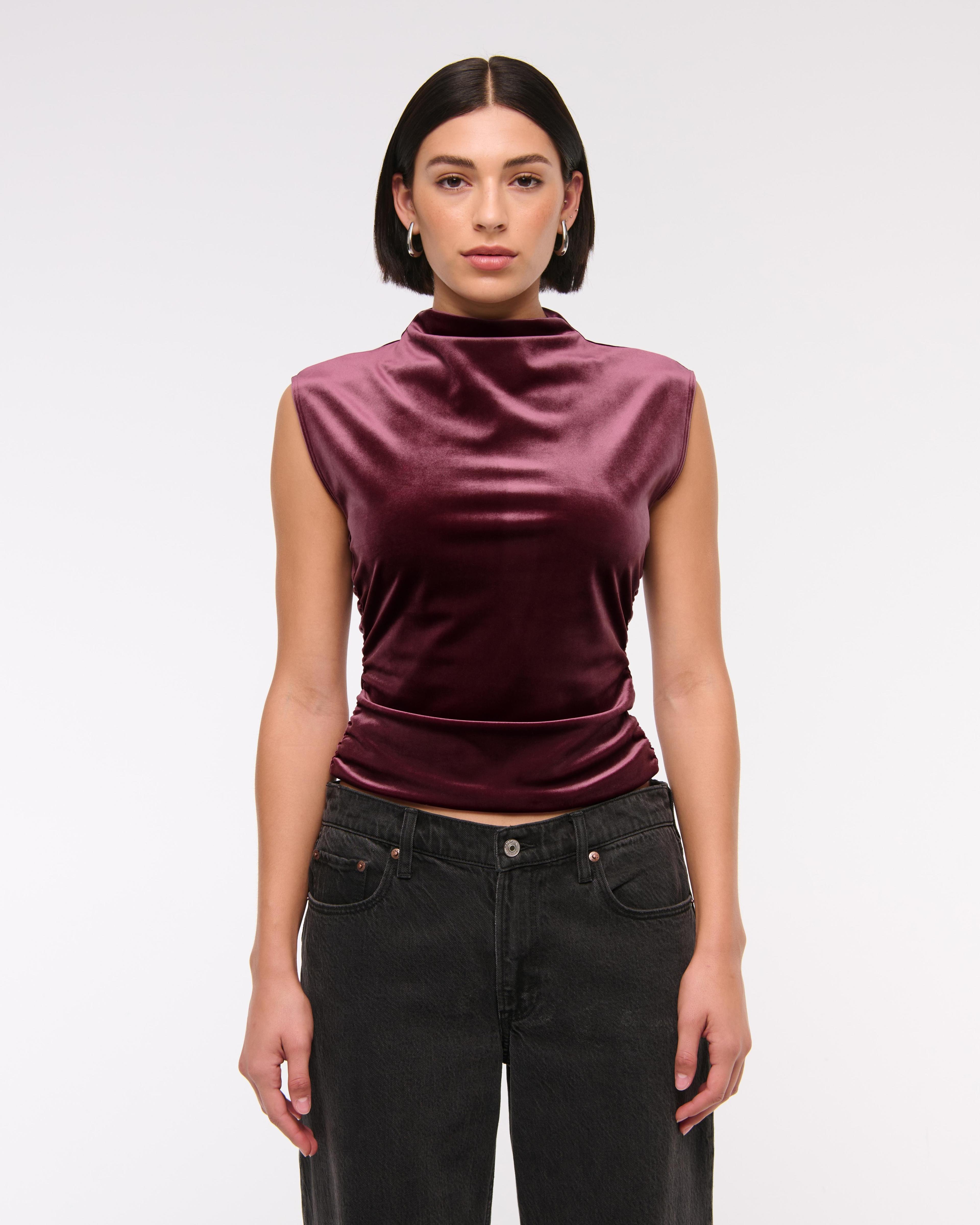 The A&F Paloma Mesh Top Product Image