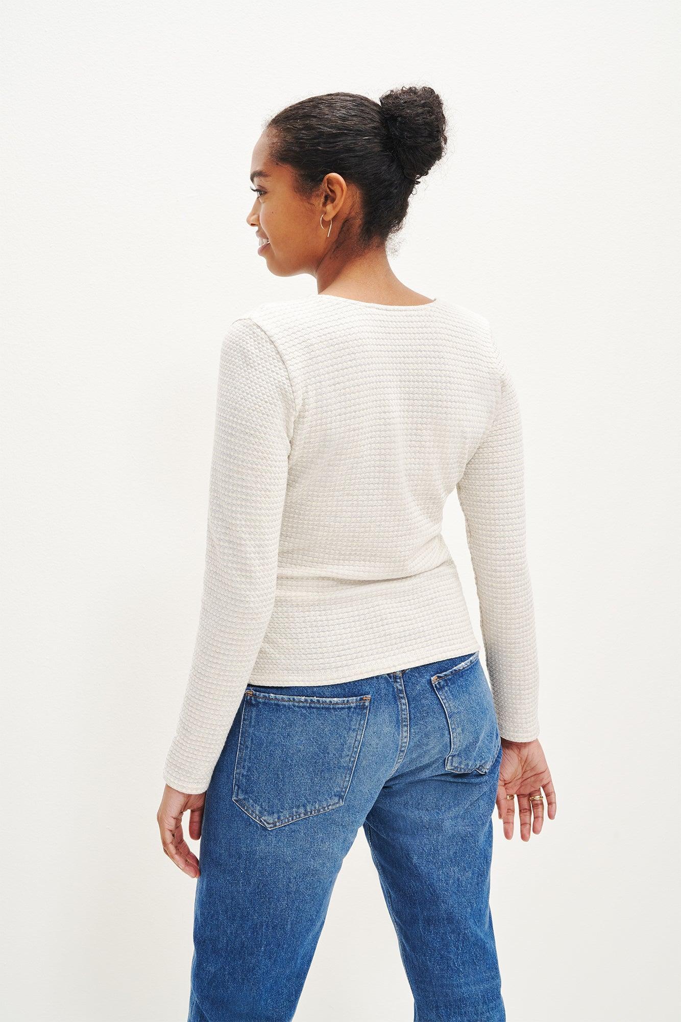 Jessa Scallop Knit Top - ReAmour Female Product Image