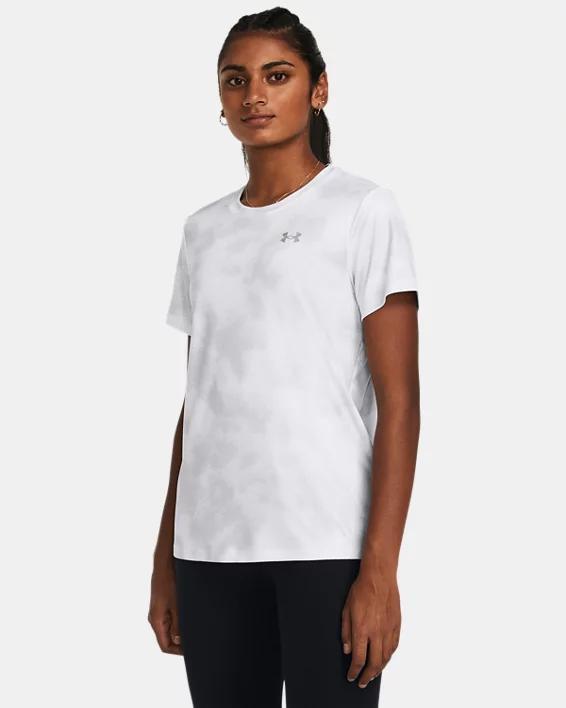 Women's UA Tech™ Printed Short Sleeve Product Image