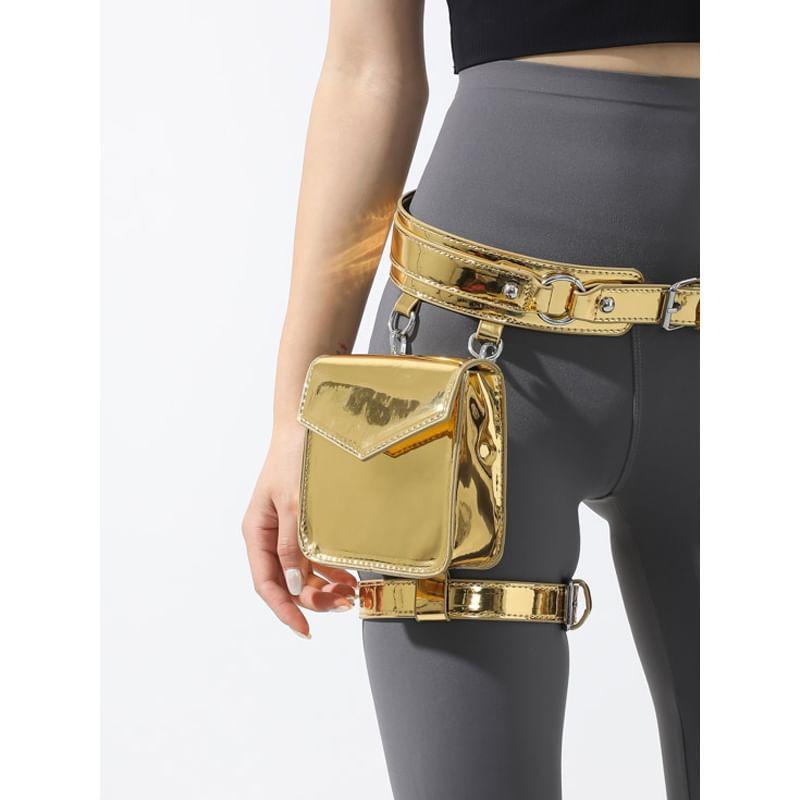 Faux Leather Belt Bag Product Image