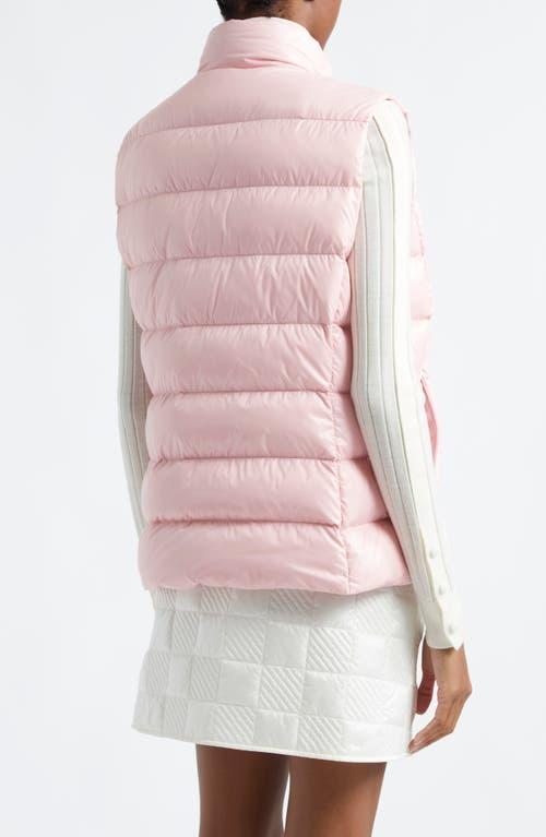 MONCLER Pink Ghany Down Vest Product Image