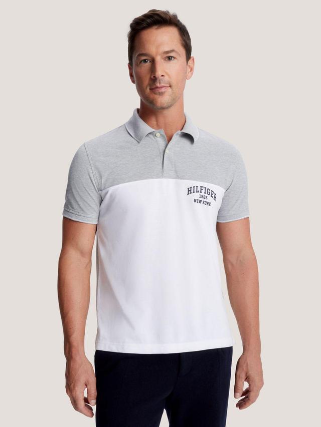 Tommy Hilfiger Men's Regular Fit Hilfiger Block Logo Polo Product Image