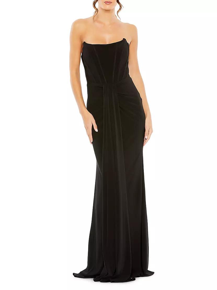 Ieena Strapless Jersey Gown Product Image