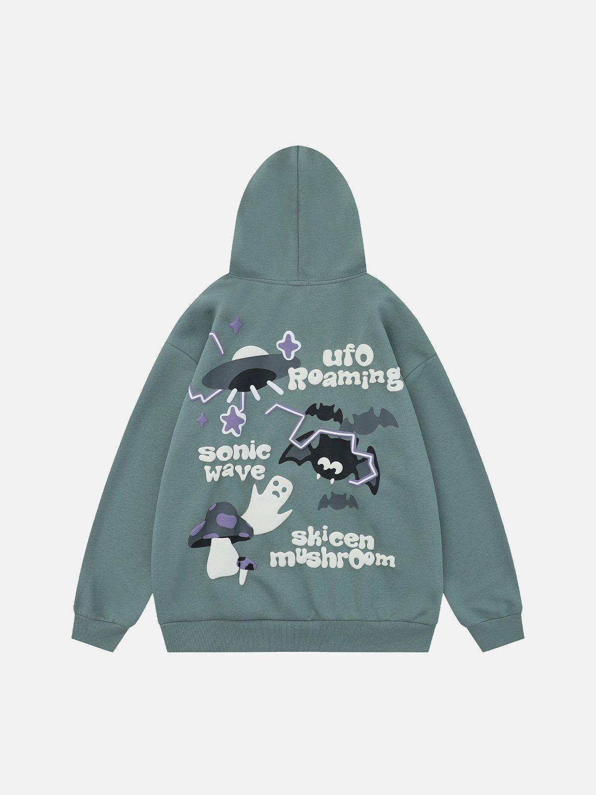 Aelfric Eden Ghost Foam Printing Hoodie Product Image