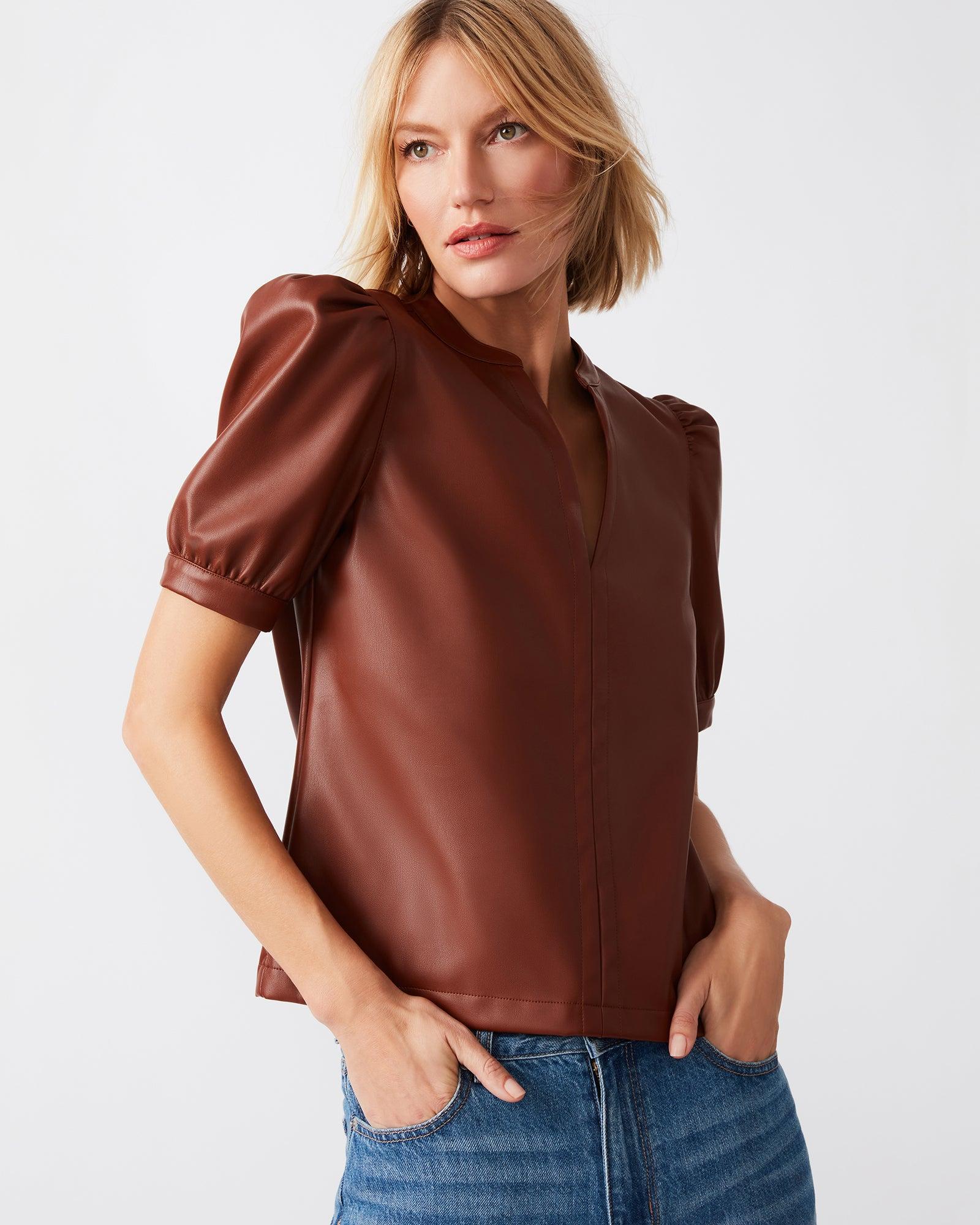 JANE TOP COGNAC Product Image