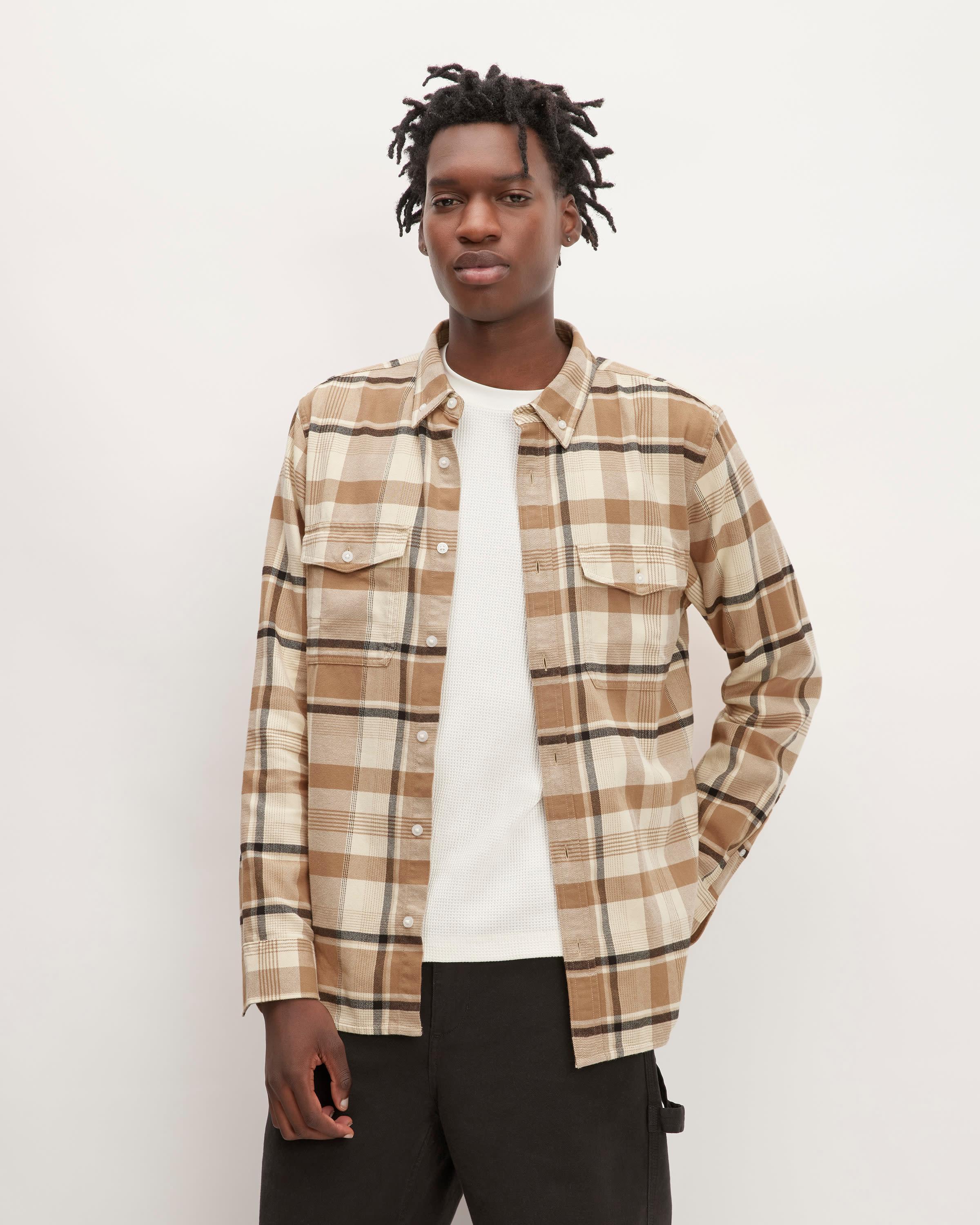 Mens Brushed Flannel Shirt by Everlane Product Image