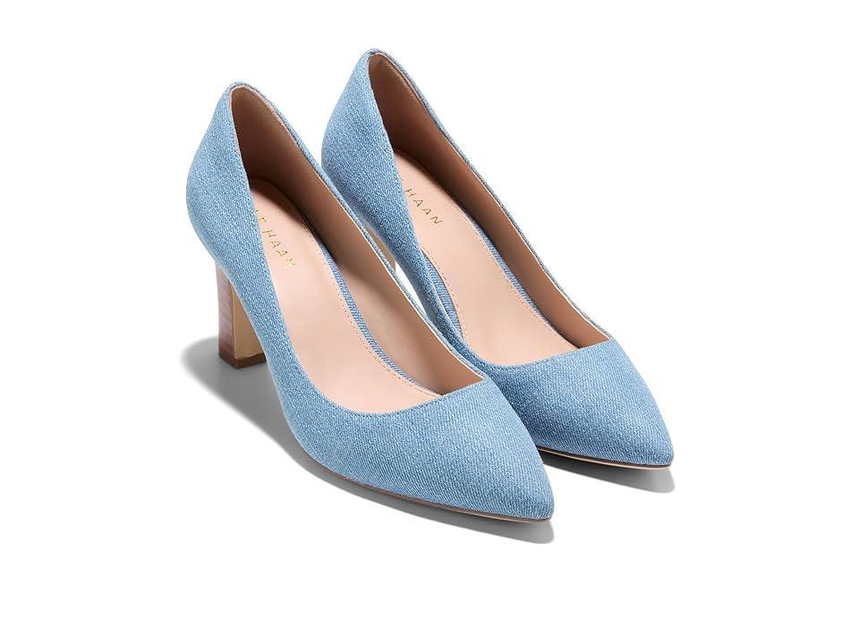 Cole Haan Mylah Heel Pump 75 mm (Light Denim) Women's Shoes Product Image