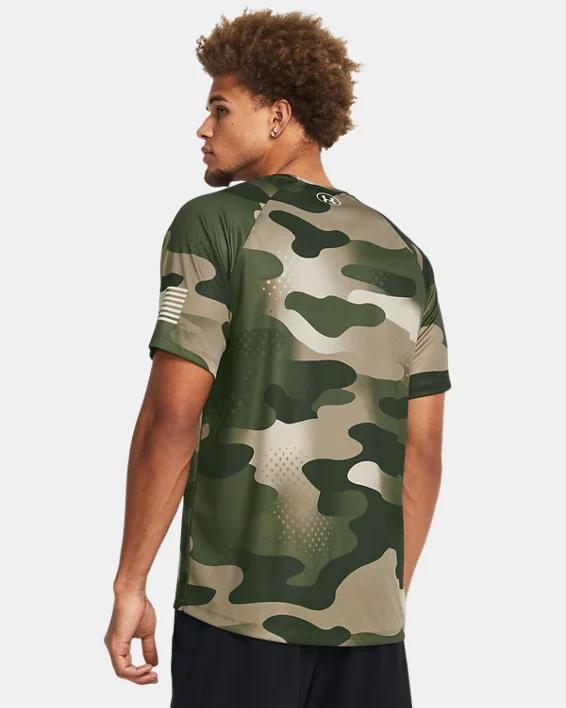 Men's UA Tech™ Freedom Camo Short Sleeve Product Image