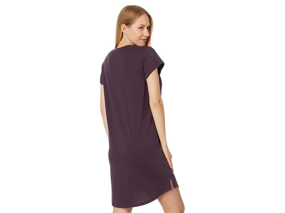 Skin Organic Pima Cotton Carissa Sleepshirt (Plum) Women's Pajama Product Image